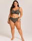 Costum de Baie din Doua Piese cu Print Cod : W928 (016)