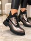 Ghete Dama din Piele Ecologica Negre Cod: Y236 (X01)