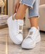 Pantofi Dama Sport din Piele Ecologica Albi Cod: LA287 (B4)