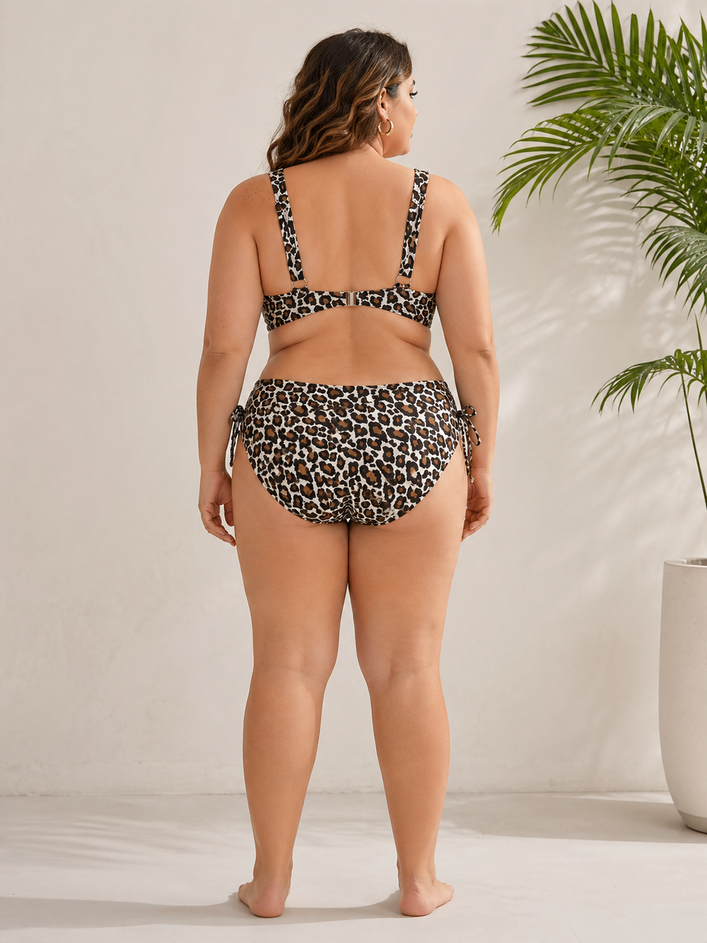 Costum de Baie din Doua Piese cu Print Cod : W928 (016)
