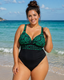 Costum de Baie Intreg Negru Cod : LM080 (04)