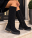 Cizme Dama din Piele Eco Intoarsa Negre Cod: A9970 (B2)
