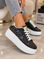 Pantofi Dama Sport din Piele Ecologica Negrii Cod: LA320 (B5)