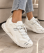 Pantofi Dama Sport din Piele Ecologica Albi Cod: BL670P (A5)