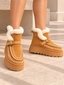 Ghete Dama din Piele Ecologica Intoarsa Maro Cod: NB776 (X02)