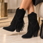 Ciocate Dama din Piele Eco Intoarsa Negre Cod: 9677 (A6)