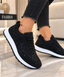 Pantofi Dama Sport din Piele Ecologica Negrii Cod: BL662 (B1)
