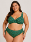 Costum de Baie din Doua Piese Verde Cod : LM081 (01)