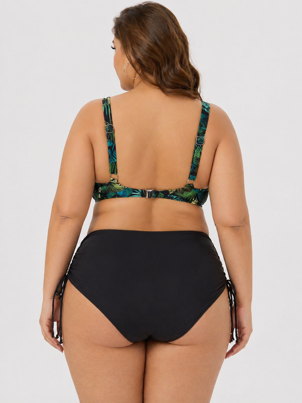 Costum de Baie din Doua Piese Negru Cod : 6601 (03)