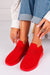 Pantofi Dama Sport Rosu din Material Textil Cod : HQ1019 (X8)