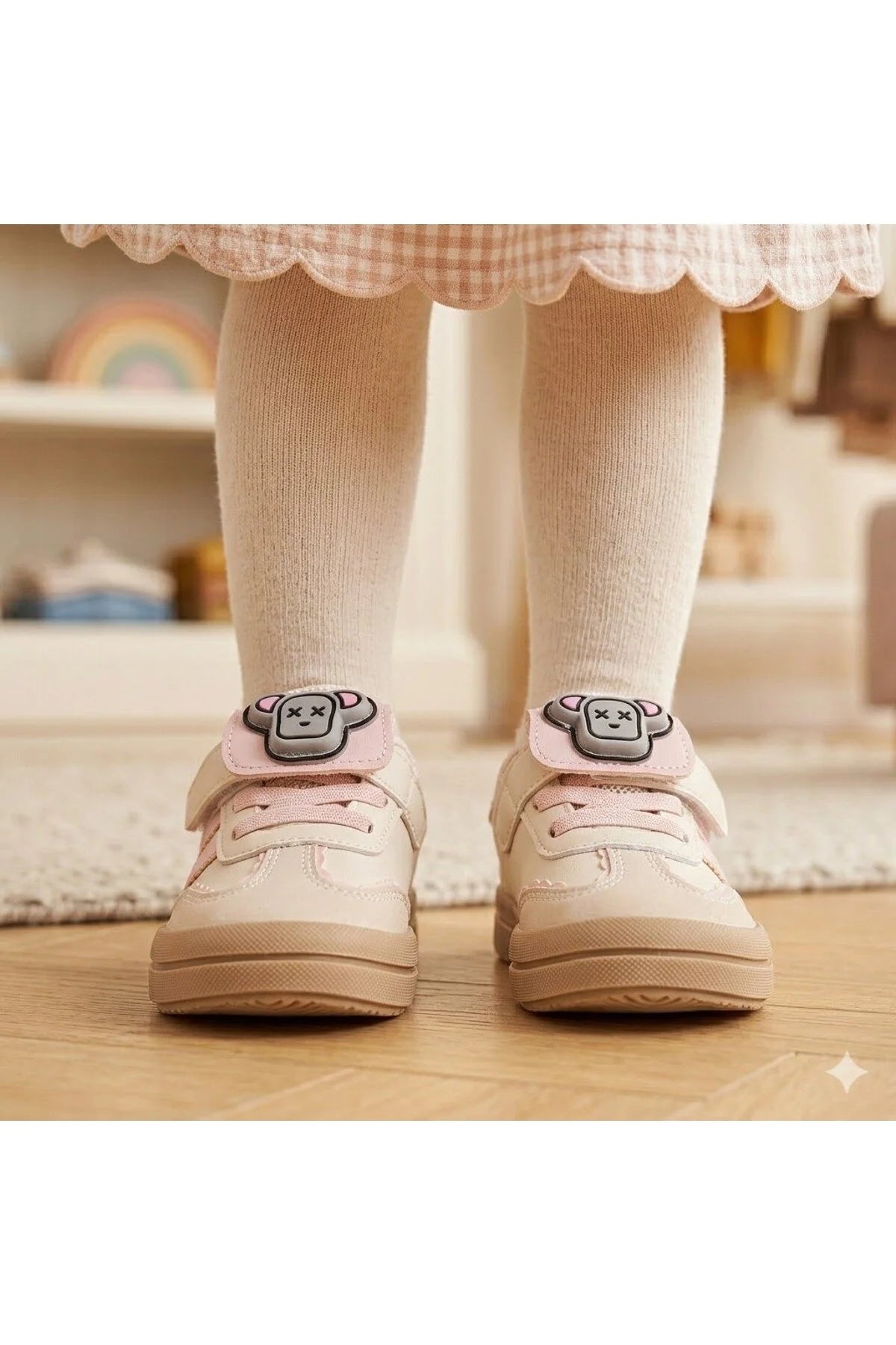 Pantofi Sport Copii din Piele Ecologica Roz Cod: 0730-53 (X03) Imagine secundară a produsului