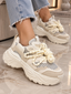Pantofi Dama Sport din Piele Ecologica Bej  Cod: BL569 (A4)