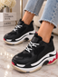 Pantofi Dama Sport din Piele Ecologica Negrii Cod: BL508P (A6)