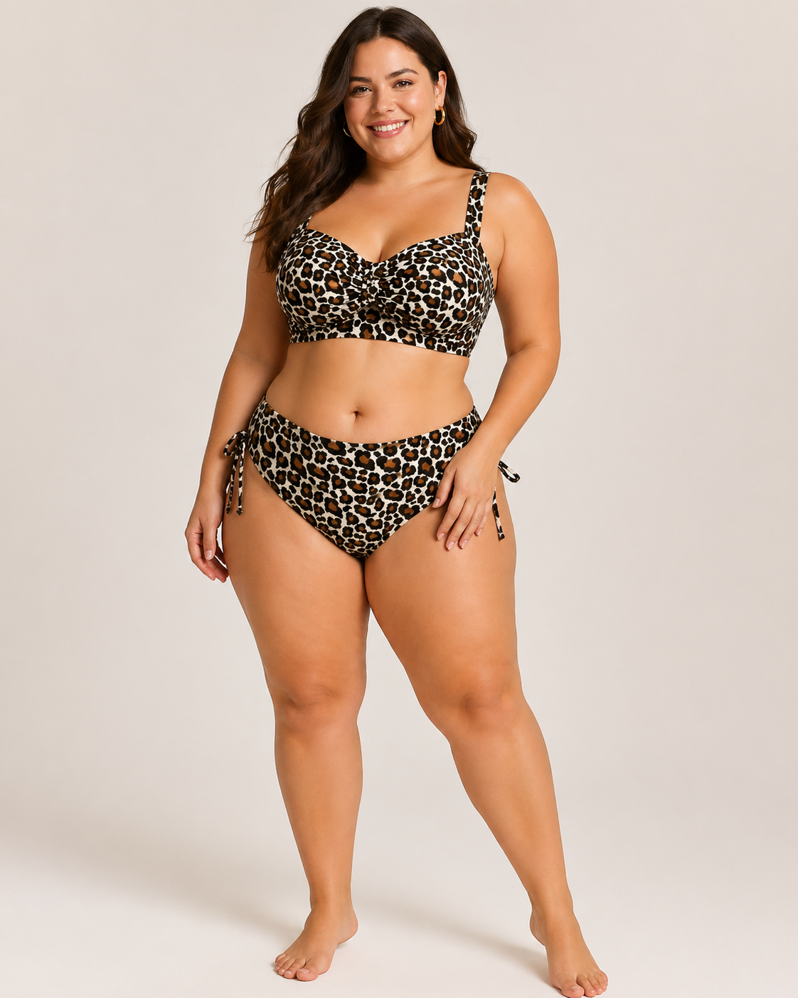 Costum de Baie din Doua Piese cu Print Cod : W928 (016)