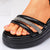 Sandale Dama Negre din Piele Ecologica Cod: A23-556 (U2)