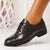 Pantofi Dama Casual Gri din Piele Eco Lacuita Cod: H-23 (A3)