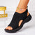 Sandale Dama Negre din Panza Cod: 5G12 (S3)