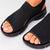Sandale Dama Negre din Panza Cod: 5G12 (S3)