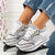 Pantofi Dama Sport Argintii din Piele Ecologica Cod : X3712 (D5)
