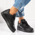 Pantofi Dama Sport Negri din Piele Ecologica Cod : W001 (D2)