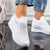 Pantofi Dama Sport Albi din Material Textil Cod : H-1 (AA1)
