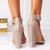 Sandale Dama cu Toc Crem din Piele Ecologica Cod: XKK161F (T3)