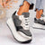 Sneakersi Dama Gri din Piele Ecologica Cod: AB2302 (A4)