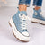 Sneakersi Dama Albastri din Material Textil Cod: 601-5 (K5)