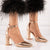 Pantofi Dama cu Toc Aurii din Piele Ecologica Cod: Y7058 (T3)