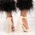 Pantofi Dama cu Toc Bej din Piele Ecologica Cod: Y7057 (N5)