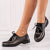 Pantofi Dama Casual Gri din Piele Eco Lacuita Cod: K67-3 (A1)