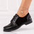 Pantofi Dama Casual Negri din Piele Ecologica Cod: K61-1 (AA1)