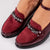 Pantofi Dama Casual Visinii din Piele Eco Lacuita Cod: E608LA (K1)
