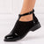 Pantofi Dama Casual Negri din Piele Eco Intoarsa Cod: ZA9197-1LA (X5)