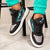 Sneakersi Barbati Negri din Piele Ecologica Cod: 8812 (G1)
